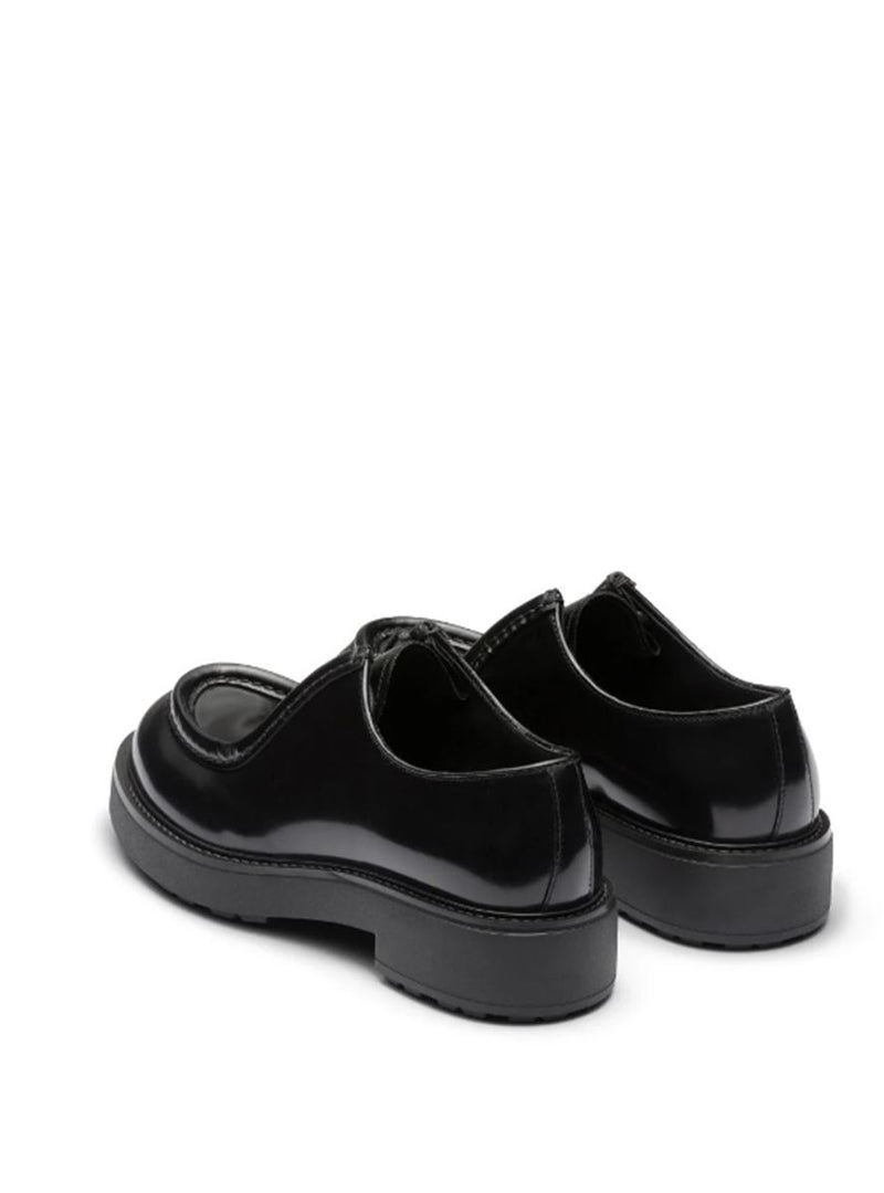 BRUSHED-LEATHER LOAFERS