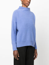 FUNNEL-NECK CASHMERE PULLOVER