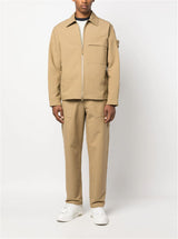 COMPASS-PATCH STRAIGHT-CUT PANTS