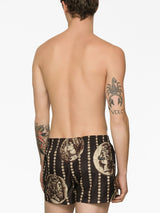 MOTIF-PRINT SWIM SHORTS