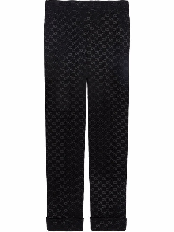 GG-CANVAS TAILORED RELAXED TROUSERS