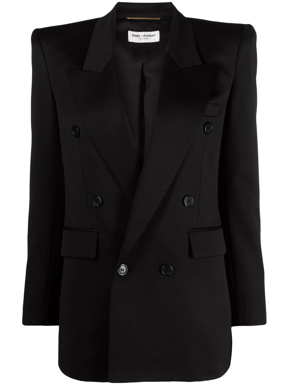 DOUBLE-BREASTED WOOL BLAZER SAINT LAURENT