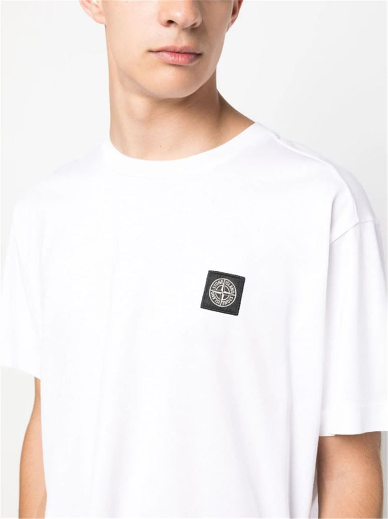 COMPASS-PATCH COTTON T-SHIRT
