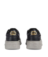 GG-CANVAS PANELLED SNEAKERS