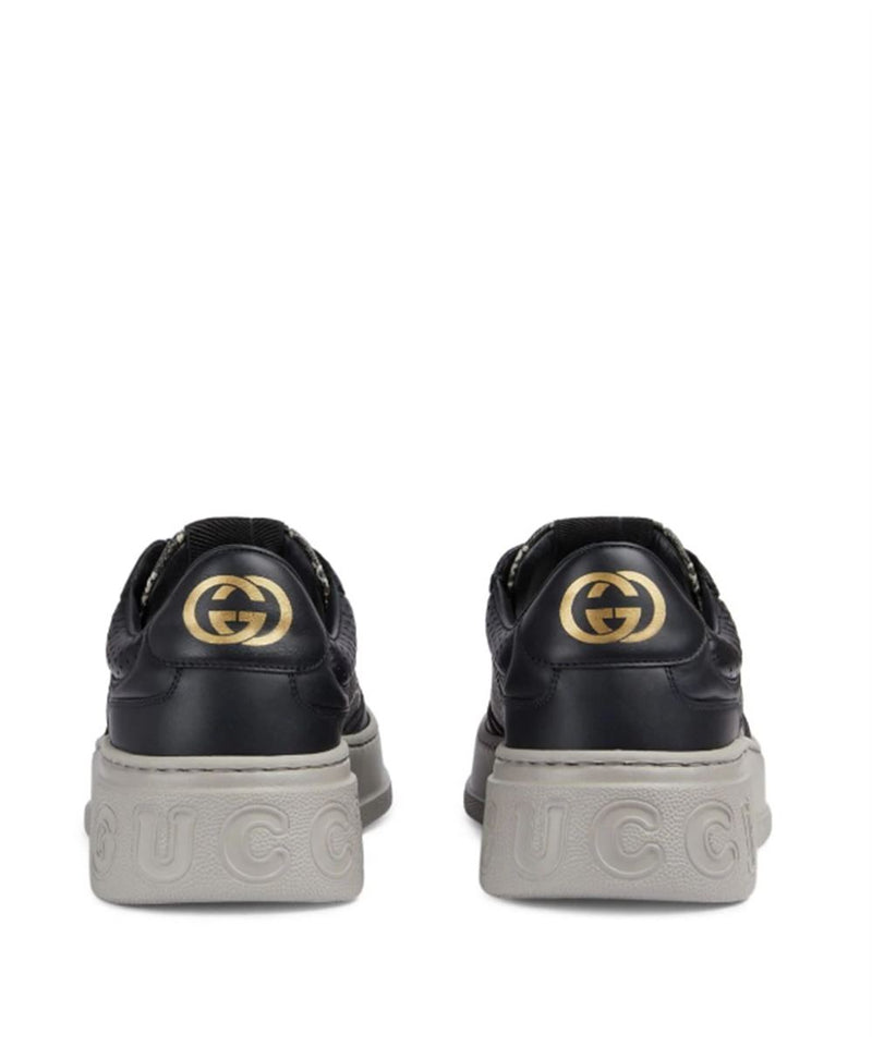 GG-CANVAS PANELLED SNEAKERS