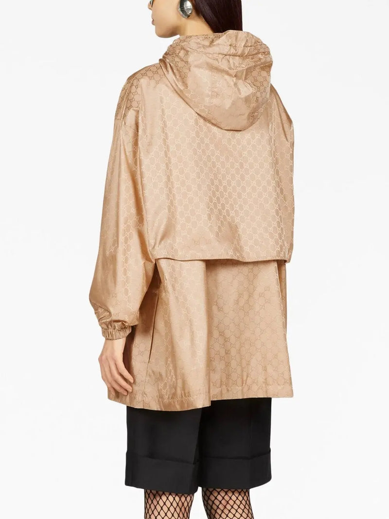 GG-PRINT HOODED JACKET