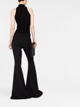 HIGH-WAISTED FLARED TROUSERS