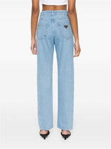 HIGH-RISE TAPERED JEANS