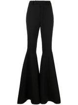 HIGH-WAISTED FLARED TROUSERS