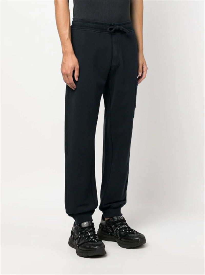 COMPASS PATCH COTTON TRACK PANTS