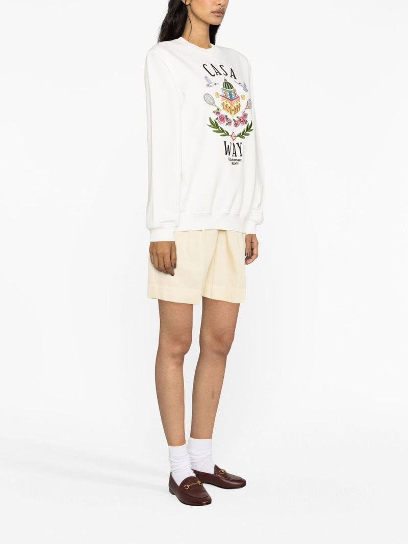 CASA WAY EMBROIDERED SWEATSHIRT