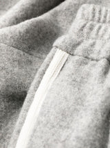 SIDE-STRIPE WOOL-BLEND TRACK PANTS