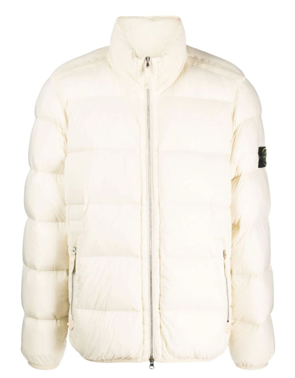 COMPASS-PATCH PADDED DOWN JACKET