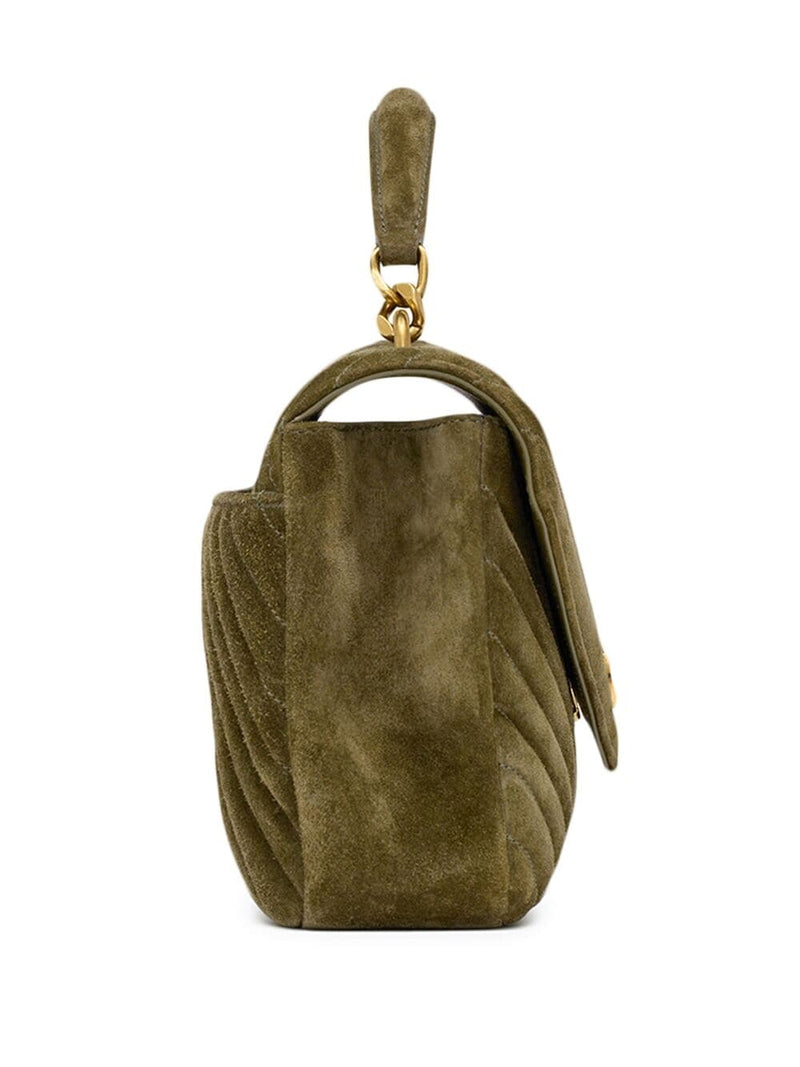 COLLEGE QUILTED SHOULDER BAG