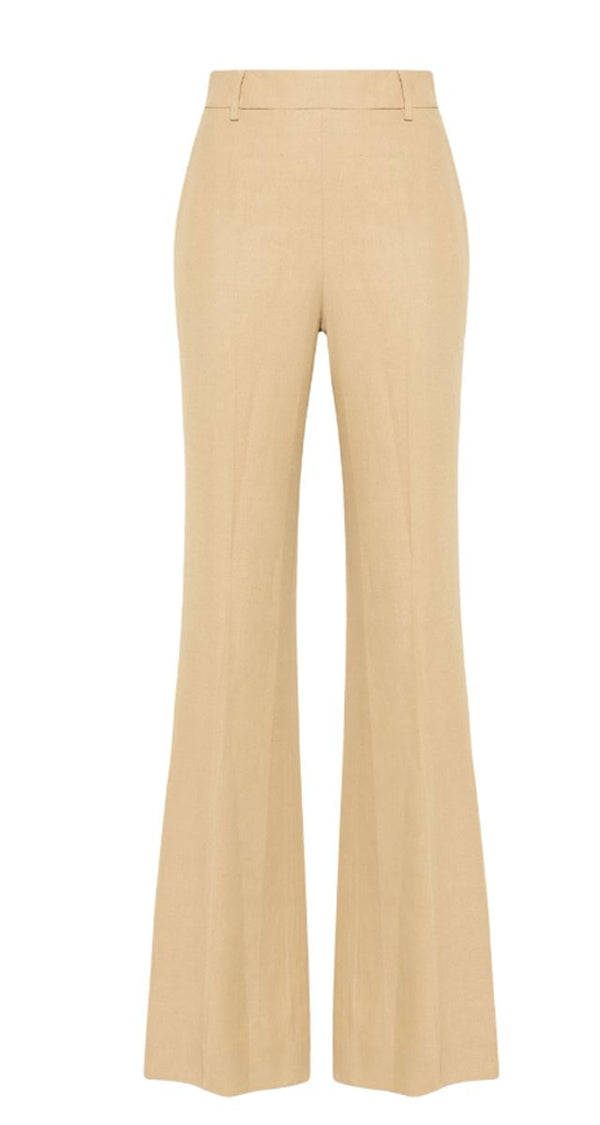 MID-WAIST BOOTCUT TROUSERS