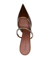 GILDA GLASS 95MM CRYSTAL-EMBELLISHED MULES