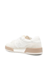 MATCH PANELLED SUEDE LOW-TOP TRAINERS