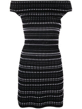 OFF-SHOULDER KNITTED MINIDRESS