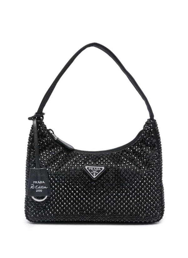 RHINESTONE-EMBELLISHED TOTE BAG