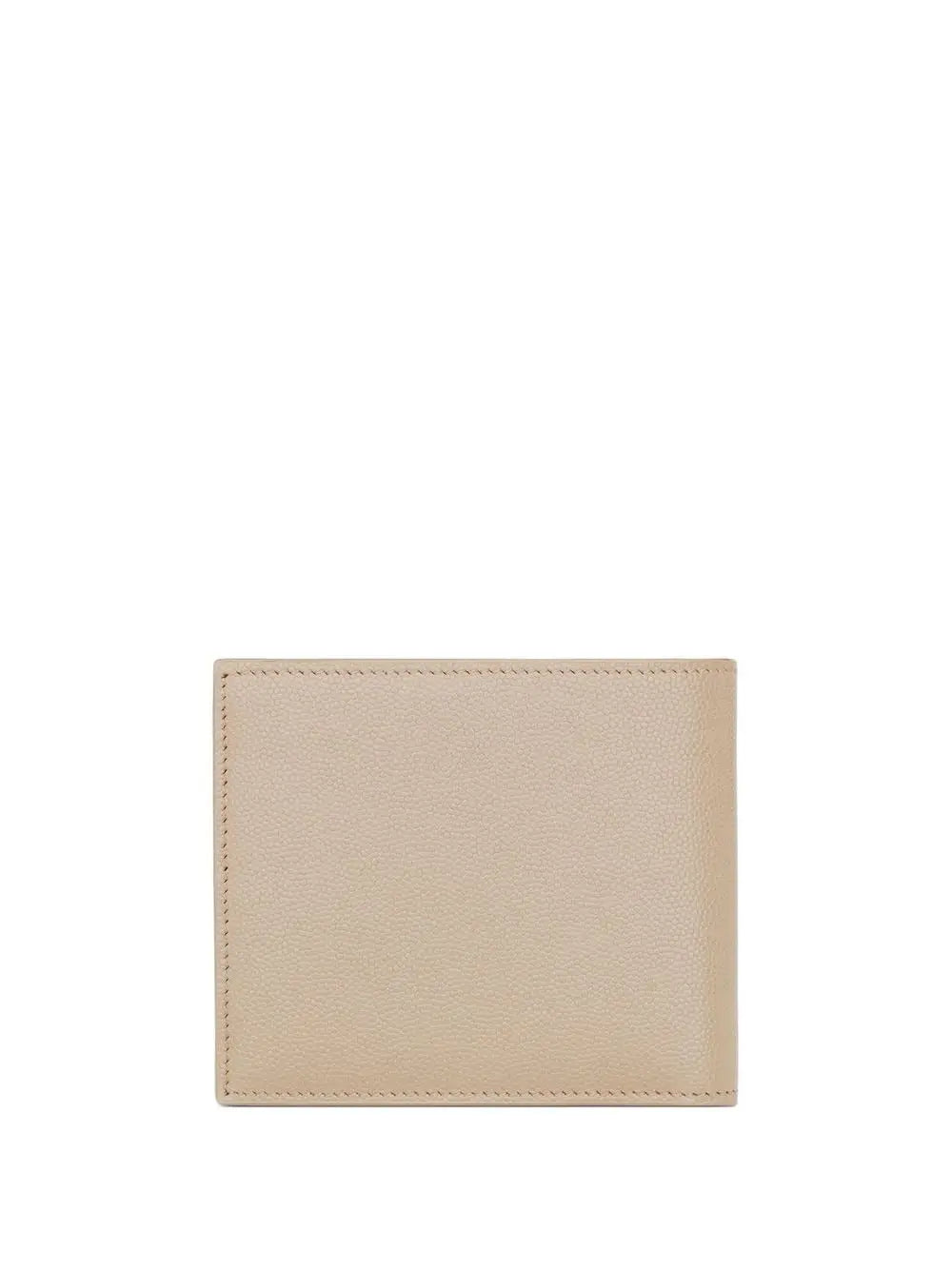 BI-FOLD PEBBLED-LEATHER WALLET SAINT LAURENT