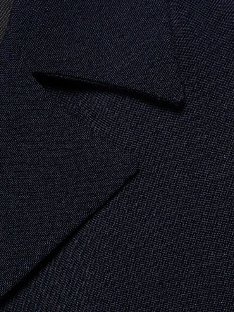 DOUBLE-BREASTED MOHAIR CROPPED JACKET