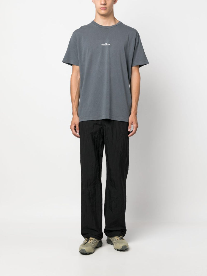 COMPASS LOGO-EMBROIDERED T-SHIRT