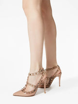 ROCKSTUD ANKLE-STRAP PUMPS