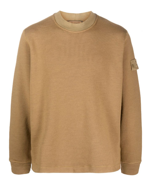 SIGNATURE COMPASS-MOTIF JERSEY SWEATSHIRT