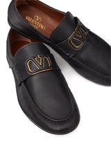 VLOGO SIGNATURE LEATHER LOAFERS