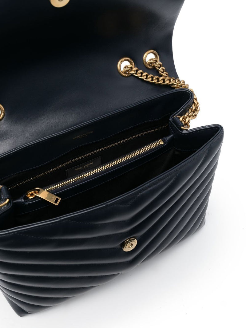 MEDIUM LOULOU QUILTED SHOULDER BAG