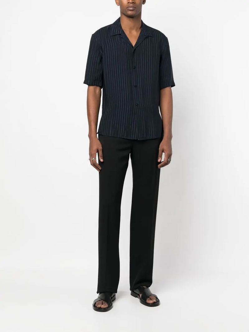 STRIPED SHORT-SLEEVE SHIRT
