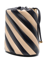 ALIX STRIPED BUCKET BAG