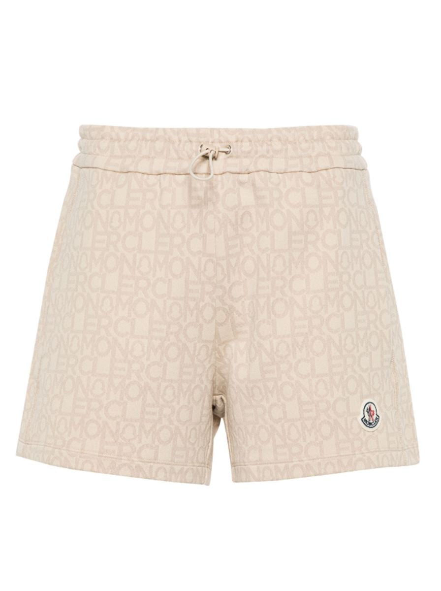 MONOGRAM JACQUARD SHORTS MONCLER