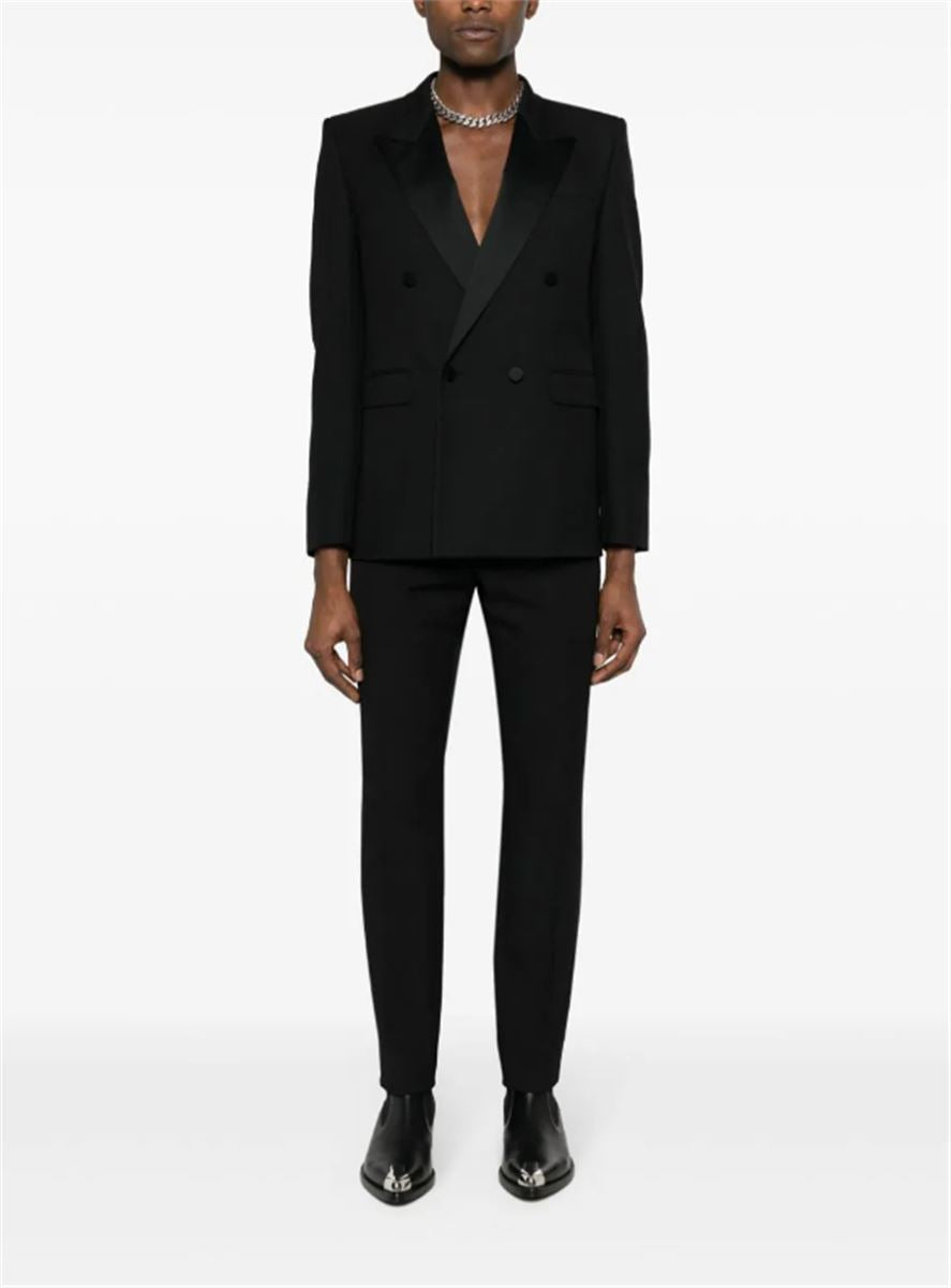 TAILORED SLIM-FIT TROUSERS SAINT LAURENT