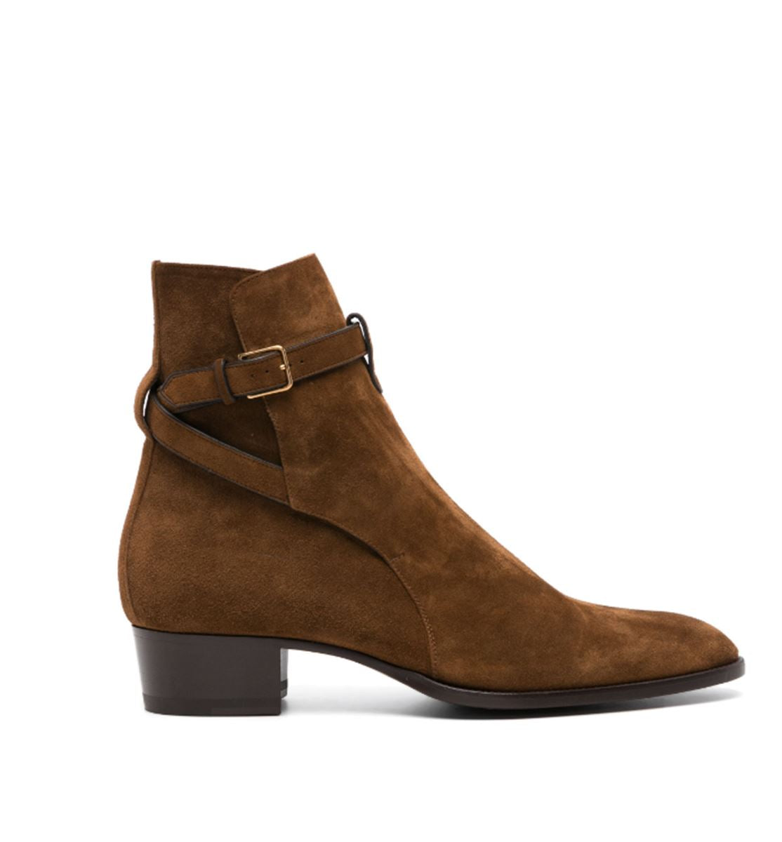 WYATT 4MM SUEDE ANKLE BOOTS SAINT LAURENT